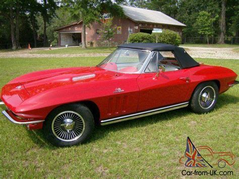 1965 Corvette Convertible 396 Big Block Like New Frame Off Restoration