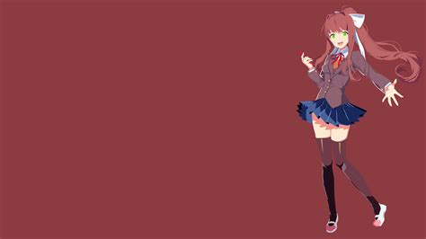 Ddlc Monika Wallpapers Wallpaper Cave