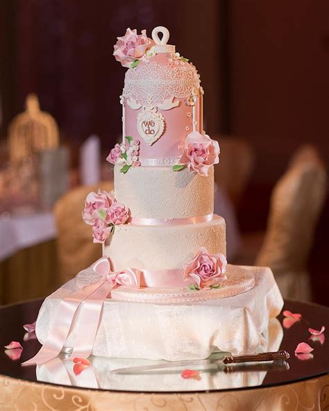 Romantic Birdcage Wedding Cake Decorated Cake By Cakes Cakesdecor