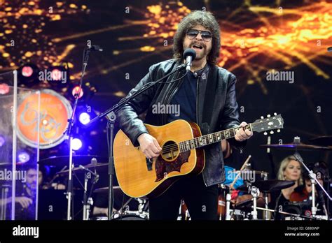 Jeff Lynne From Band Electric Light Orchestra Performs At