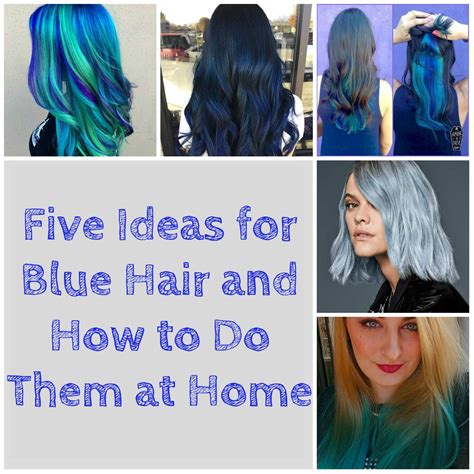 Hair Diy Five Ideas For Blue Hair And How To Do Them At Home Bellatory