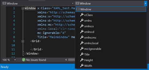 ¿qué Es El Editor De Código Xaml Visual Studio Windows Microsoft