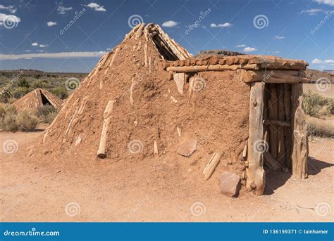 Navajo Tribe Hogan Dwelling Eagle Point Native American Tribal