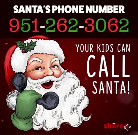 Santas Phone Number Santa Phone Santa Santa Letter