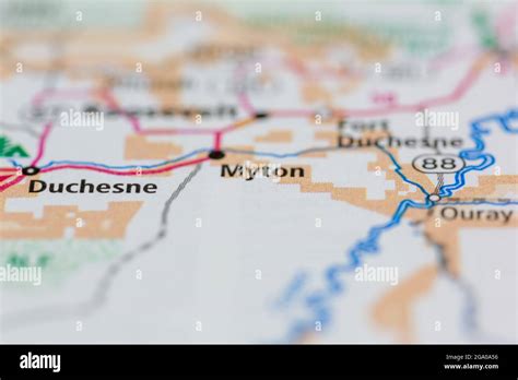 Map Of Myton Hi Res Stock Photography And Images Alamy