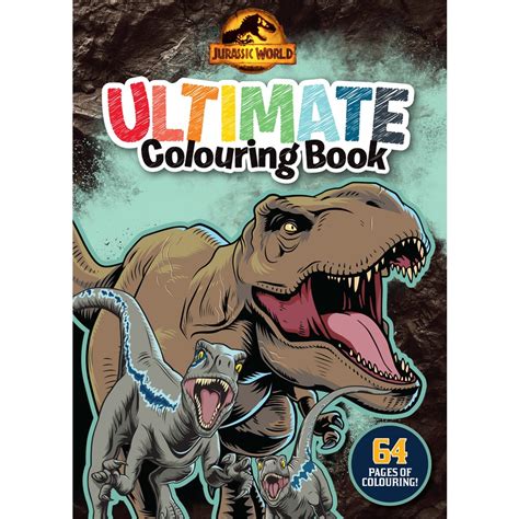 Jurassic World Dominion Ultimate Colouring Book Universal BIG W