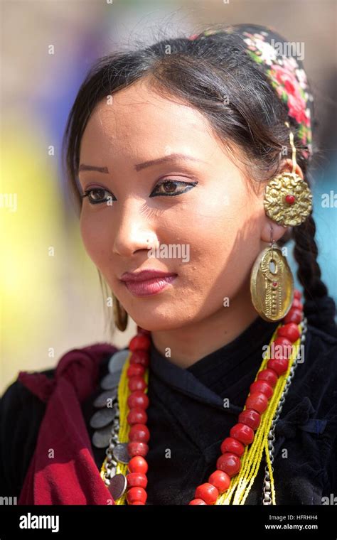 nepal nepalese woman traditional dress makeup celebration wedding female asia holiday vacation