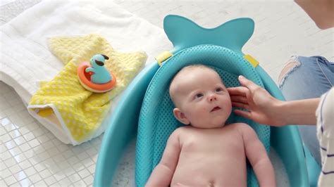 Skip Hop Moby Smart Sling Stage Baby Tub Bathtub Youtube