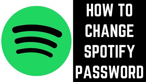 How To Change Spotify Password Youtube