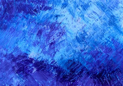 Résumé Bleu Peinture Coup Pinceau Texture Fond 1225934 Art