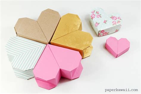 Origami Heart Box Video Instructions Origami Heart Heart Gift Box