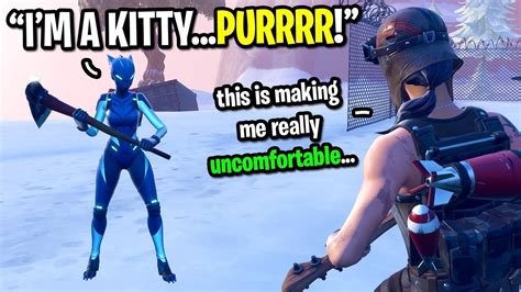 Kit is an epic outfit in fortnite: I CAUGHT a grown man pretending to be a CAT on Fortnite ...