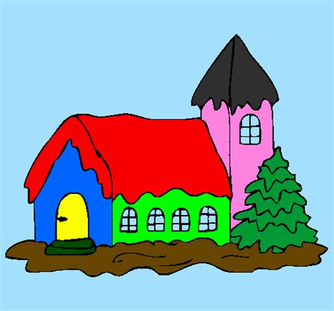 Desenho De Casa Pintado E Colorido Por Usuário Não Registrado O Dia 28