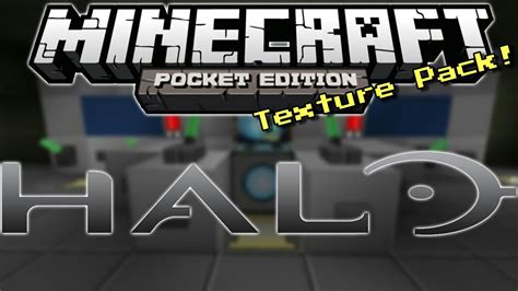 Halo Texture Pack Mcpe 0105 Youtube