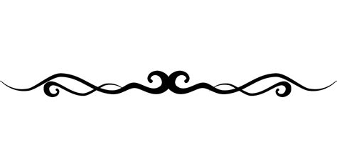 Flourish Line Border · Free Vector Graphic On Pixabay