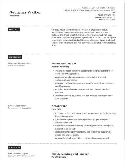 How To Create A Simple Resume Guide Format And Examples