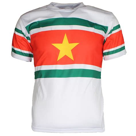 Voetbal tussenstanden suriname live, suriname livescore op flashscore.nl. Suriname Voetbal T-Shirt Wit / Geel / Groen / Rood ...
