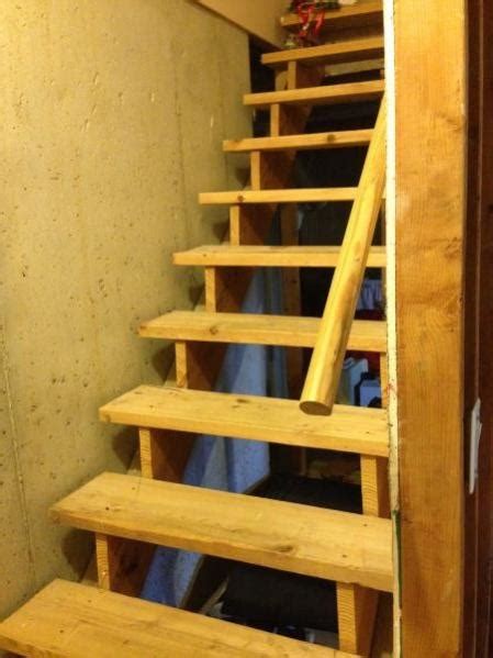 If you have wooden stairs, sweep them, sand them, if necessary, and run a tack cloth over the surfaces. How to finish these basement stairs... - DoItYourself.com ...