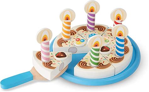 Melissa And Doug Birthday Party Cake Wooden Play Food With