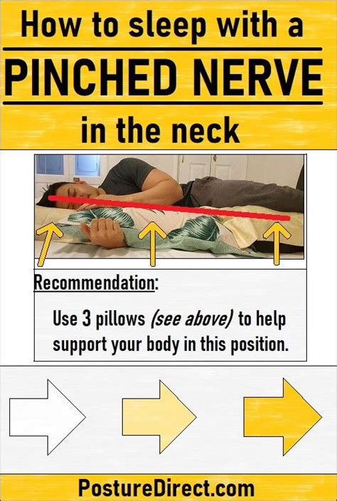 How To Sleep With A Pinched Nerve In The Neck Pinched Nerve Pinched