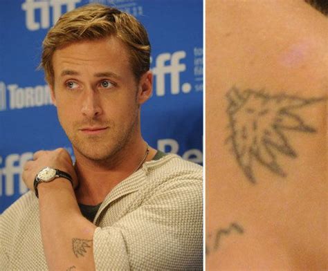 Ryan Gosling Ryan Gosling Ryan Gosling Tattoos Celebrities