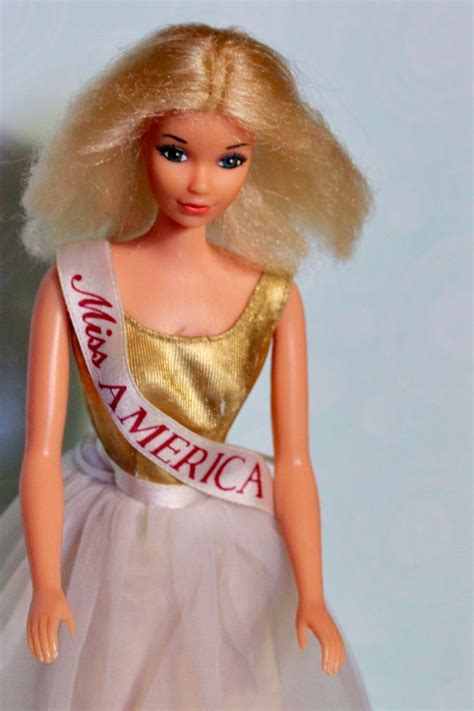 vintage barbie 1973 mattel quick curl miss america barbie etsy canada quick curls barbie