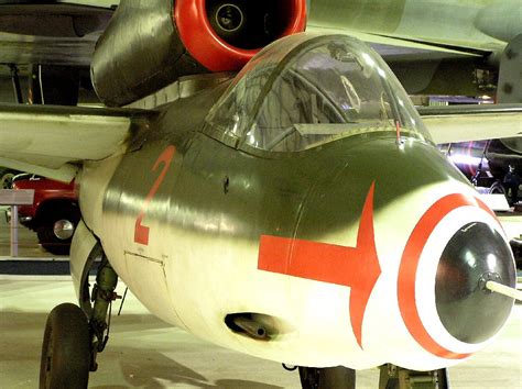 By the end of 1942, two. WW2 Heinkel He 162 jet fighter - German Luftwaffe ...