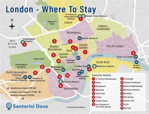 List Of 20 Places To Stay In London