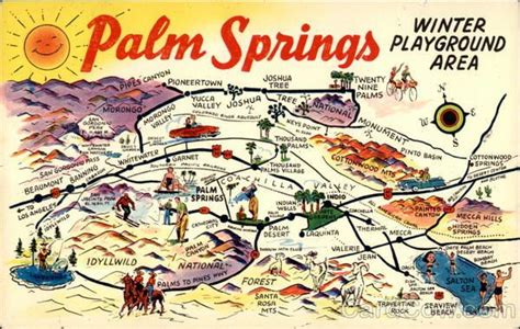 Map Of Celebrity Homes In Palm Springs Ca