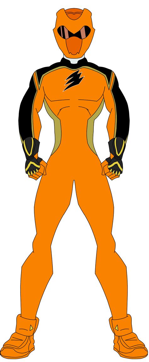 Power Rangers Jungle Fury Orange Bear Ranger By Symbiotemorningstar On