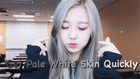 Get Pale White Skin Quickly Subliminal Youtube