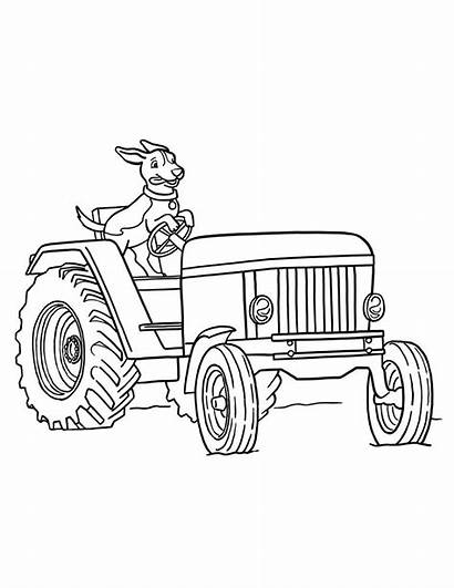 Tractor Coloring Pages Printable Tractors Sheets Boys