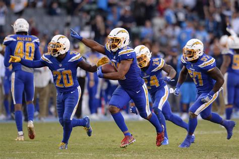 Nfl Playoff Race 2017 Chargers Are Favorite In Three Way Afc West