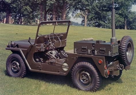 Original Photos Of Collins Radios In Cold War Military Jeeps Military