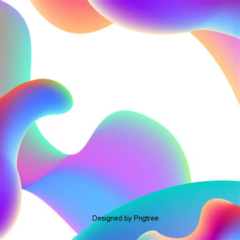 Abstract Colorful Geometric Gradient Fluid Technology