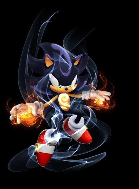 Dark Super Sonic In 3d Sonic Sonic And Shadow Sonic Fan Art