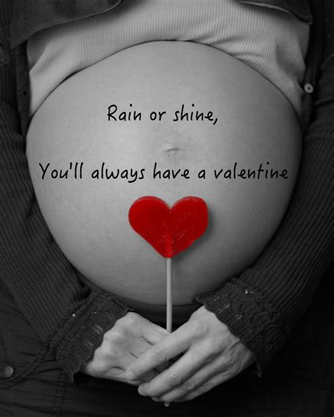 a pregnant woman holding a lollipop with the words 10 ways valentine s day is different when you
