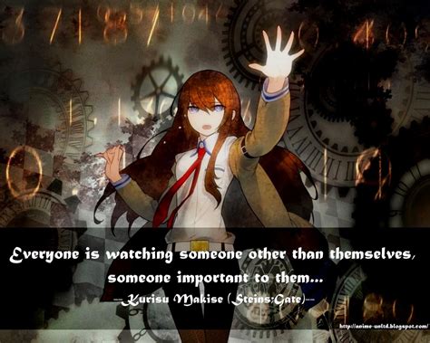 Lightspeed is a limit set by god as a warning to humans. My Anime Review: Steins Gate Quotes