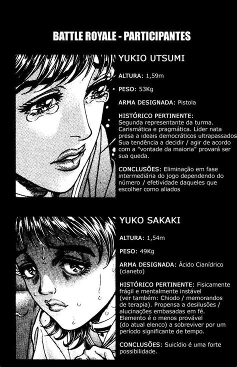 Battle Royale Yukio And Yuko Estado Democratico Pragmatica Manga