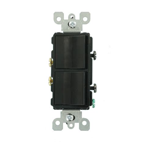 The classic style toggle switches or the decora style switches. Leviton Decora 15 Amp Single-Pole Dual Rocker Switch ...