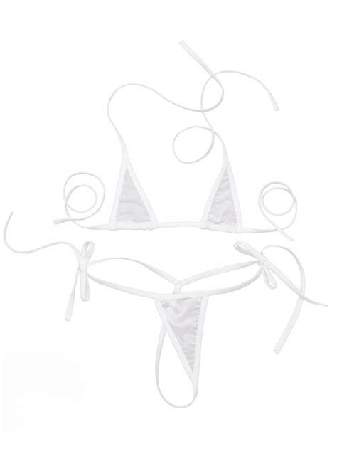 hot sexy mini micro bikini lingerie suit for women lingerie set mesh 0 hot sex picture