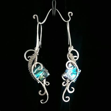 Shell Earrings By Wireupgem Wire Work Jewelry Jewelry Art My