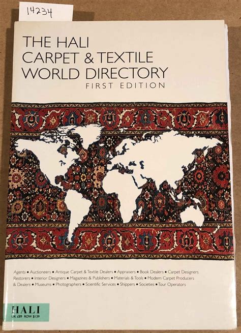 The Hali Carpet And Textile World Directory First Edition By Patrick