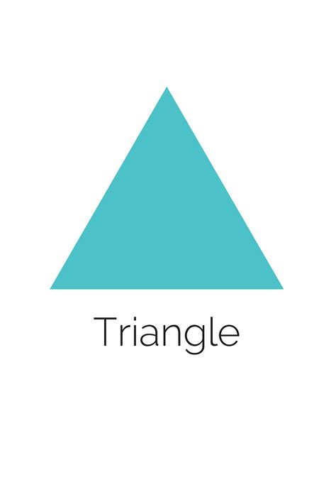 Free Printable Triangle Shape With Color Freebie Finding Mom