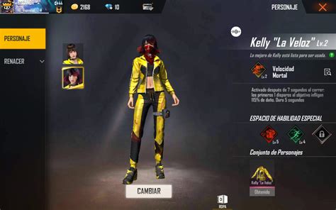She is available at the store for 2000 cash. Ya Tengo A Kelly Renacida!!! | 🔜 Free Fire🔚 Amino