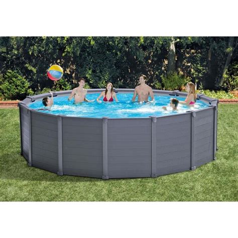 Intex 158 Ft X 158 Ft X 49 In Round Above Ground Pool In The Above