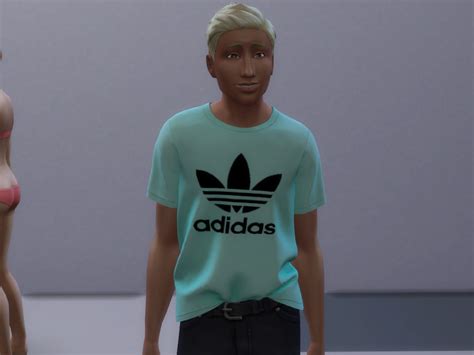 The Sims Resource Adidas T Shirt V1 For Men