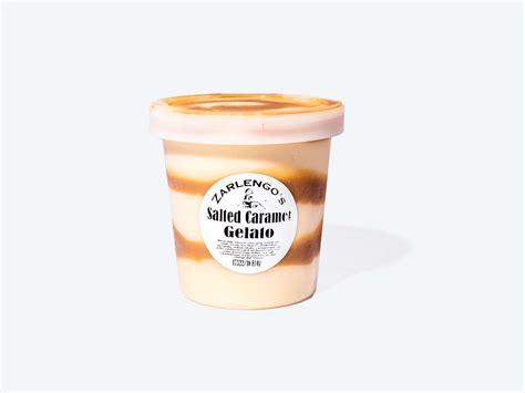 Zarlengos Gelato Pint Salted Caramel Delivery And Pickup Foxtrot