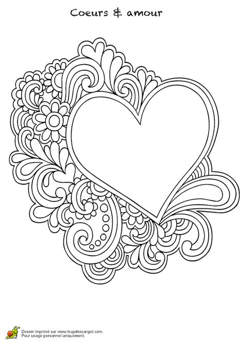 Une sélection de coloriages de mandala pour les enfants, crée par hugo l'escargot. Coloriage Cœurs En Mandala - Hugolescargot.com