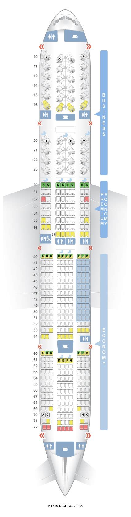 Seating Plan Boeing 777 300er Cathay Pacific